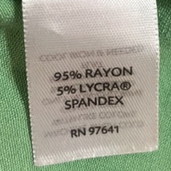 NWOT J. Jill Wearever Collection Green Tank Top Size Medium - Picture 6 of 7